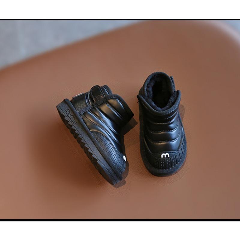 Детские зимние ботинки новые зимние для мальчиков с начесом утолщенные хлопковые ботинки — фото 10