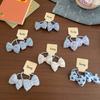 2Pcs Bow Children's Elastic Hair Band Sweet Girls Hair Rope Tie Ponytail Holder Rubber Band Kids Headwear Hair Accessories