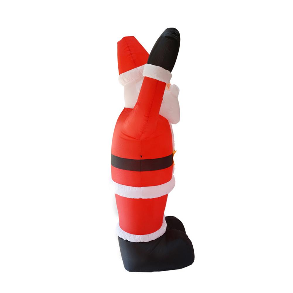 8 Foot Inflatable Santa  Shape Decor for Christmas Courtyard Decor