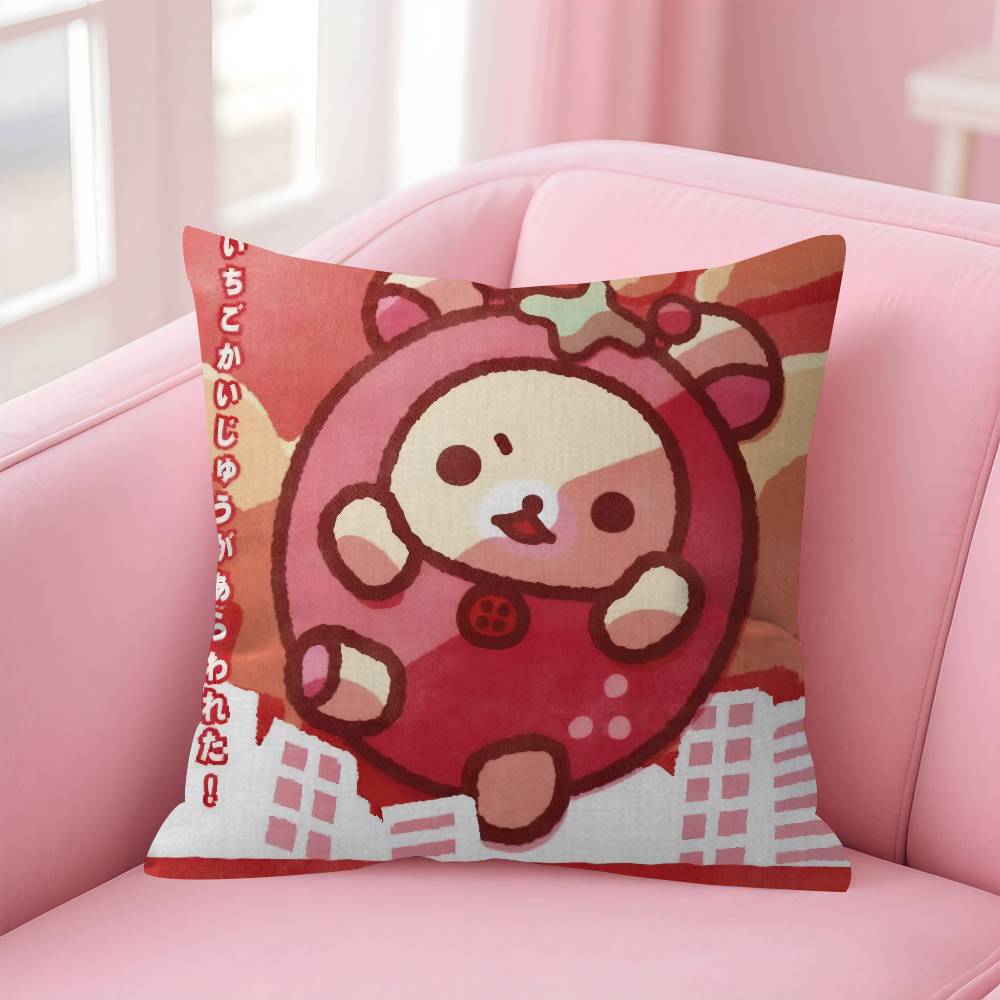 Popular Character Cute R-Rilakkuma Anime Cushion Cover Decorative Pillow Sofa Home Decor Case Pillow Cases