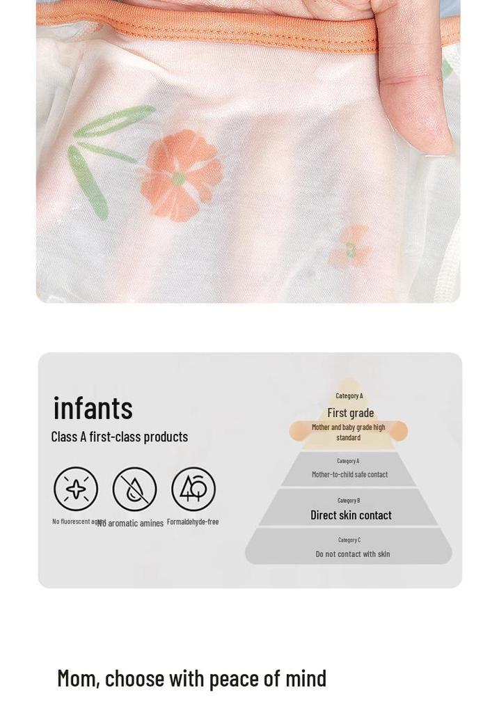 Infant Summer Short-Sleeve Modal Bodysuit - Lightweight Newborn & Toddler Pajamas Romper