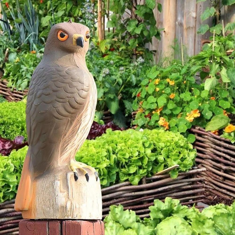 Scare Birds Away Eagle Decoy Plastic Pest Control Simulated Bird Deterrent  Outdoor Patio Yard