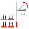 Multiple Purpose Pulley Removal Set Strong Strength Construction Universal Vehicle Pulley Holders Pulley Locking Tool