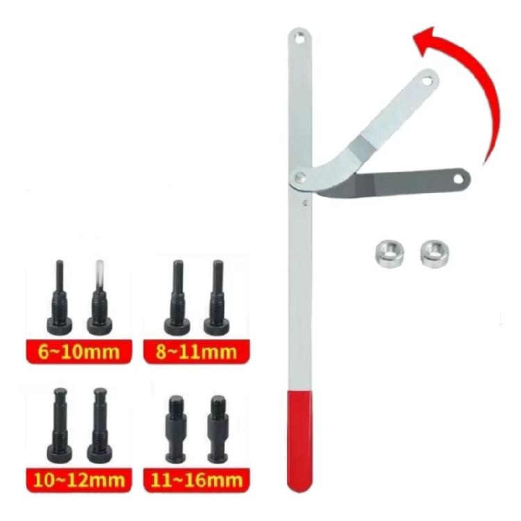 Multiple Purpose Pulley Removal Set Strong Strength Construction Universal Vehicle Pulley Holders Pulley Locking Tool