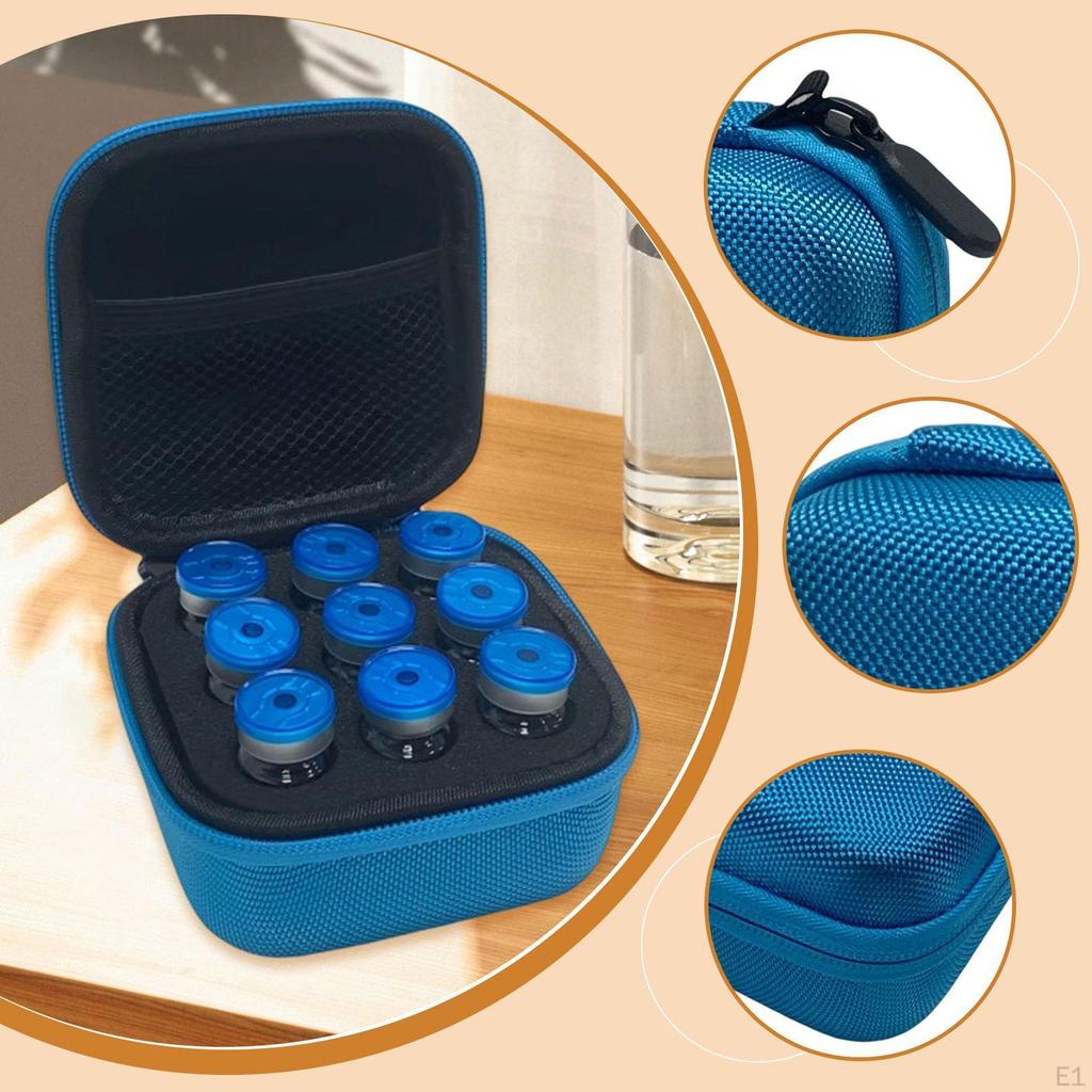 Insulin Travel Case, Cooling Bag Carrying with Zipper Protable Protector Vial Organizer