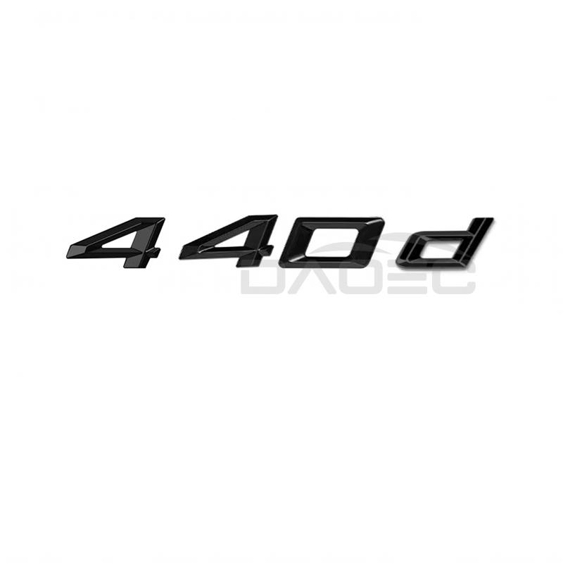 Auto 3D ABS Kofferraum Buchstaben Logo Plakette Emblem Styling Aufkleber Für BMW 4er Serie 420d 425d 428d 430d 435d 440d F30 F32 F33 F36