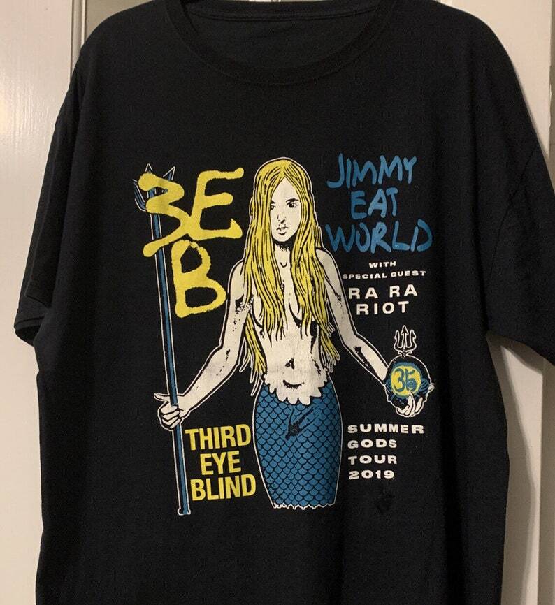 Reprinted Third Eye Blind Jimmy Eat World Tour 2019 T-Shirt TE5197 Unisex T-Shirt L