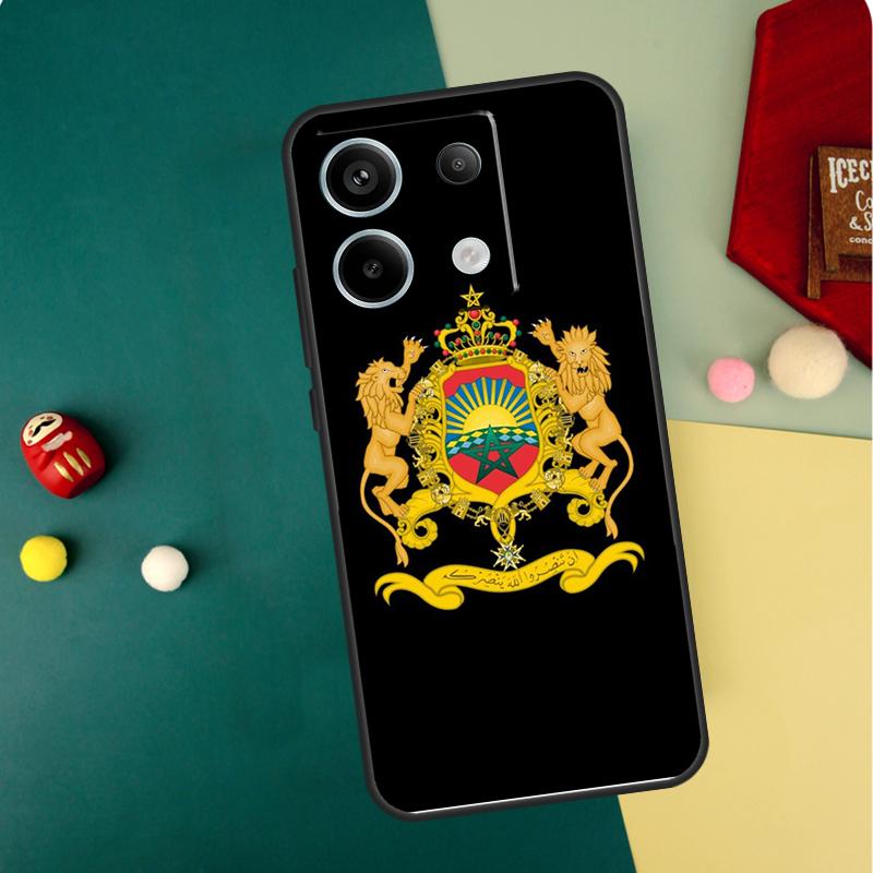 Maroc Morocco Flag Case For Xiaomi Redmi Note 12 11 10 9 13 Pro Plus 9S 10S 11S 12S Redmi 13C 9C 10C 12C Cover