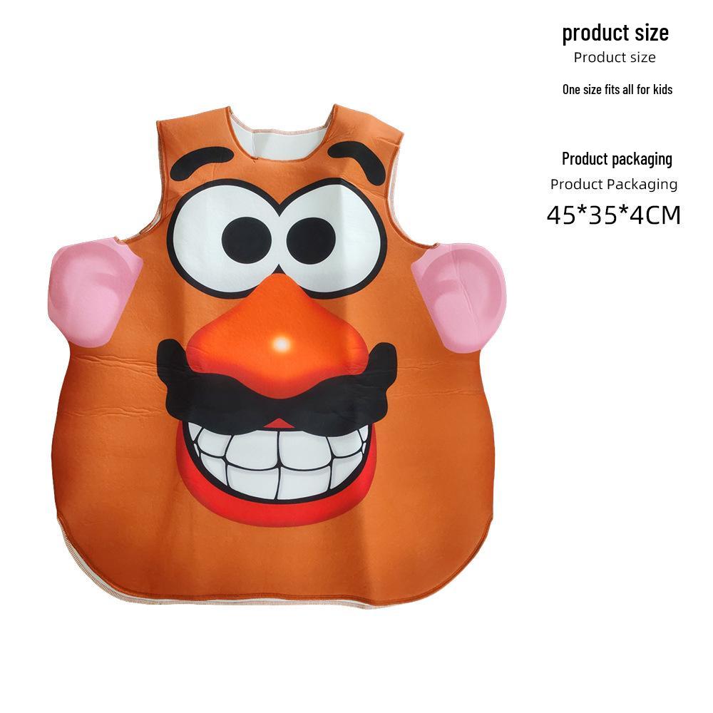 Toy Story Mr. & Mrs. Potato Head Couples Costume for Halloween Parent-Child Party.