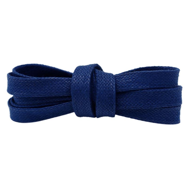 Kurojin Flat Waxed Cotton Shoelaces for Sneakers and Casual Shoes