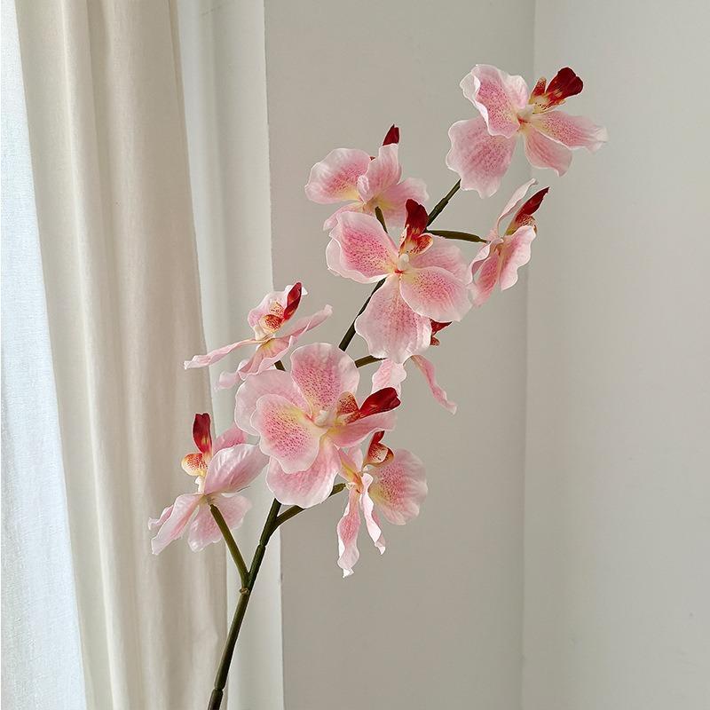 3D-gedruckte 9 Miniatur-Orchideen Schmetterlingsorchidee Materialien für High-End-Hotel Hochzeit Kunstblumen-Kunstszene Arrangement