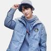 New Era FW22 Logo Print Polo Cotton Jacket Unisex Jacket Ice-Blue 13038765