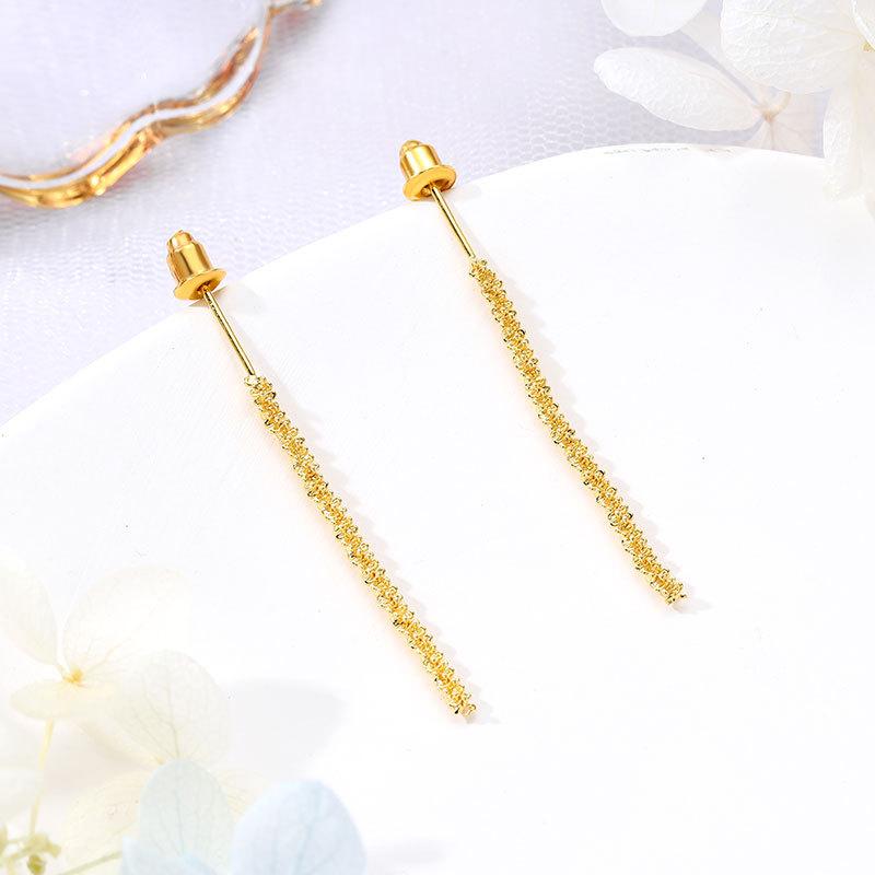 Fashion Trend Temperament Hemp Rope Cauliflower Chain Earline Women's Earrings