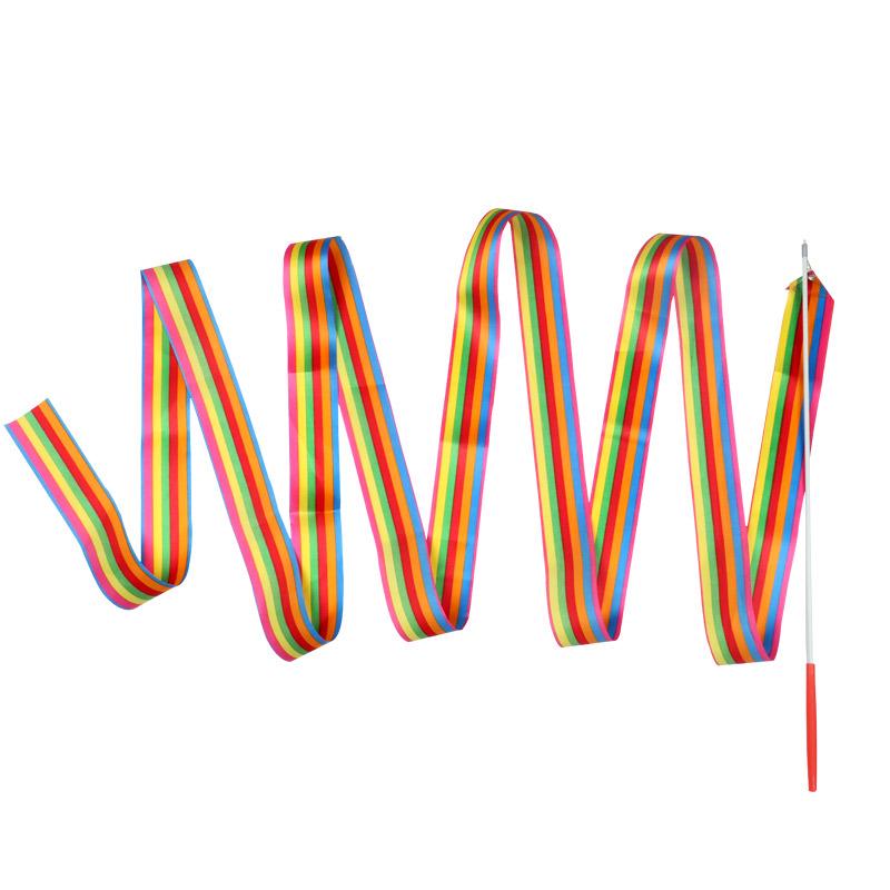 Children's Colorful Dance Ribbon Stick: Early Education Gymnastics Prop