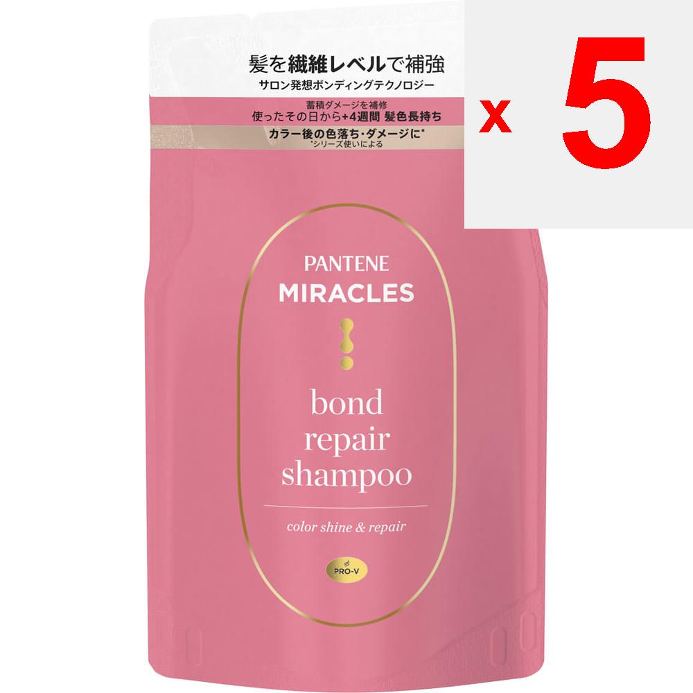 P&G Japan Pantene Miracles Bond Repair Series Color Shine & Repair Shampoo Refill 350g Shampoo/conditioner (premium) Massage Gently Into Wet Skin and
