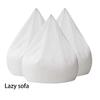 Bean Bag Chair Cover Living Room Hotel Sofa Liner Reusable Beanbag Household Solid Color Decorative Dust-proof Slipcover
