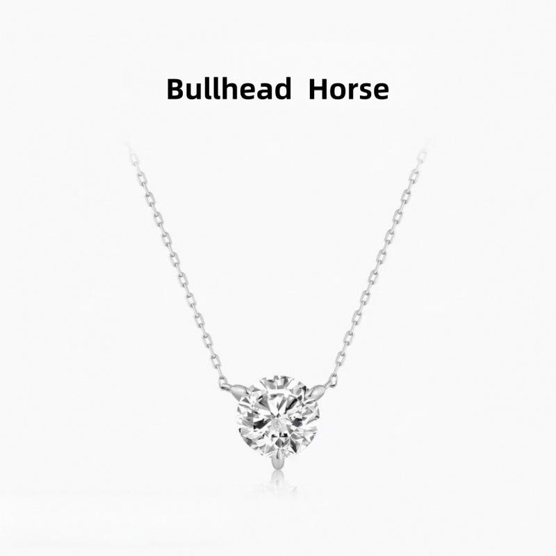 S925 Sterling Silver Moissanite Pendant - "Mermaid's Tear" Luxurious Simple Necklace