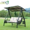 In-Stock Outdoor Hanging Swing Chair: Waterproof Wrought Iron Reclining Rocker for Balcony, Courtyard, or Garden