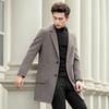 Double-sided Cashless Coat Men's Woolen Coat Medium and Long Winter Plus Down Wool Woolen Slim Fit