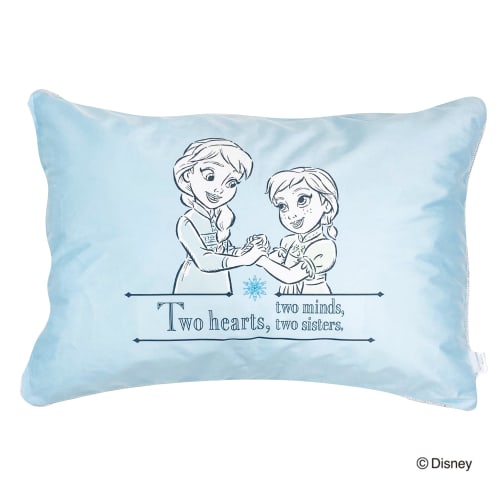 MORIPiLO Disney Pillowcase (Frozen Pillowcase for Parents and Children) Princess Elsa Blue 43x63cm Merchandise Plush Toy Cover Adult Cute Soft Zippere