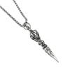 Men's Trendy Retro Six-Syllable Mantra Vajra Necklace - Alloy Hip Hop Pendant Sweater Chain