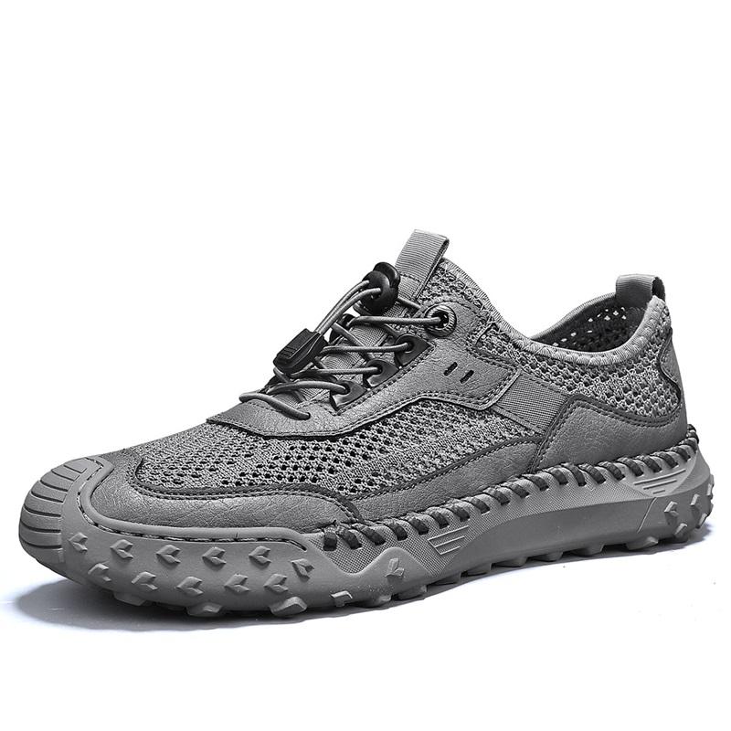 Fashion Breathable Mens Mesh Sneakers Comfort Casual Sport Shoes Fashion Lightweight Sandals Outdoor Male Hiking Shoes Treking Footwear