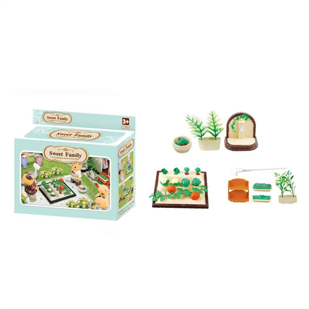 For Children Bathroom Dollhouse Furniture Kitchen Cooking Toy Pretend Play Toy Miniature Furniture