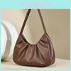 Luxurious Soft Pu Fabric Pleated Underarm Bag For Daily Use In Versatile Colors