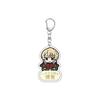 Portachiavi 55MM Anime GIRLS und PANZER The Movie Nishizumi Miho/Akiyama Yukari Portachiavi Modello Piatto Acrilico Regali di Natale