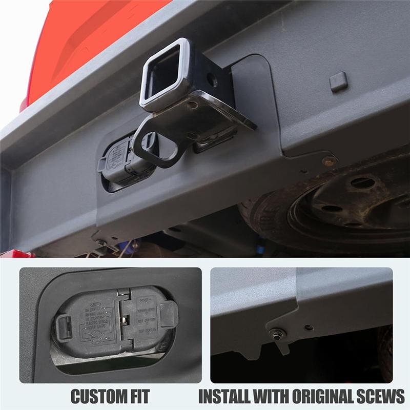Rear Bumper Cover Plate For Car With 4/7-Pin Connector Hitch For Ford For Maverick 22-25 Automotive Accessories