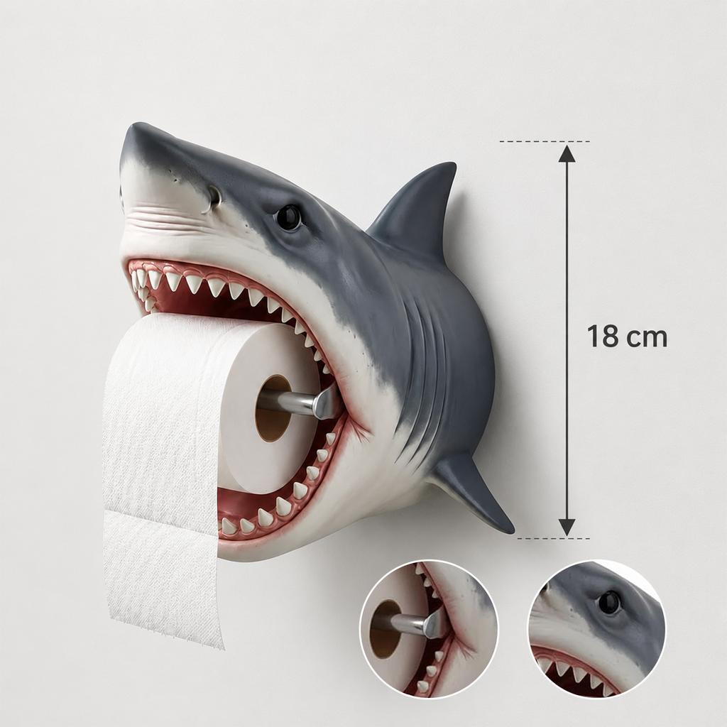 3D Printed Toilet Holder Bathroom Tissue Dispenser Wall Mounted Theme Home Decor for Restroom Kitchen Storage
