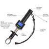 Digital Fish Lip Grabber Stainless Steel Fishing Grip Scale Fishing Grip Weight Scale  Boat Fishing