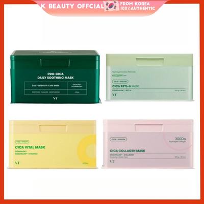 CICA Daily Soothing Mask 30ea Sheet mask, péče o akné ( Denní uklidňující / Vital / Kolagen / Reti-A