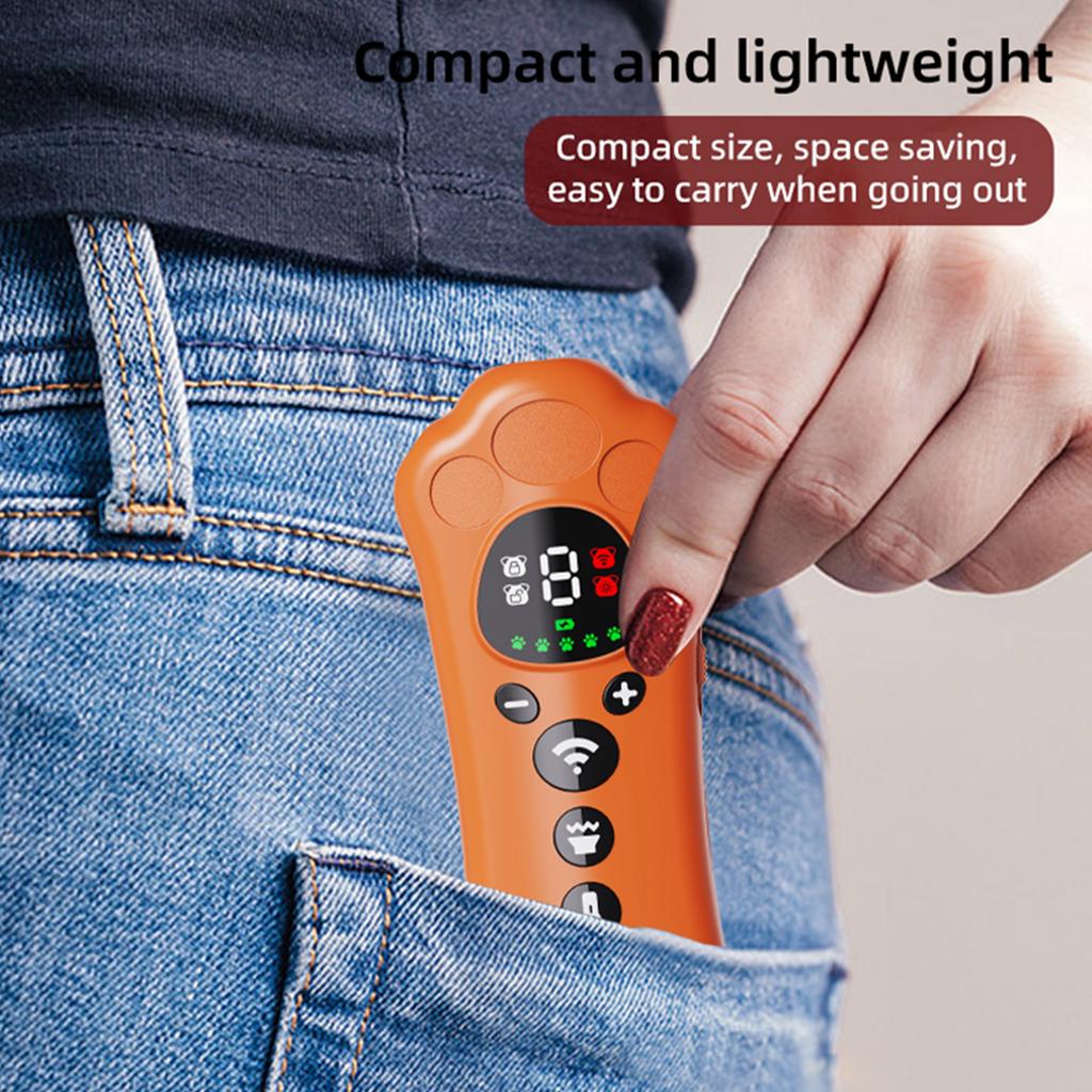 Upgraded Dog Stops Barking &scares Wild Dogs With Strobe Lights + 40kHz Sound (50ft Range).Safe,humane & Portable For Walks/outdoors