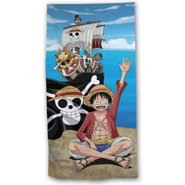 Serviette de Plage - ONE PIECE - 70x140cm - 100% Coton - Lavable - Rectangulaire