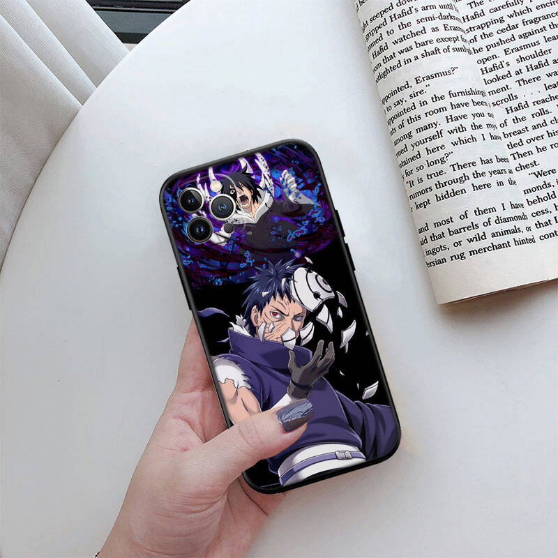 MH151 Uchiha Obito Phone Shell Case for iPhone 7 8 11 12 13 14 15 16 17 16E XS Pro Max XR X SE Air