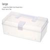 Transparent Portable Large Storage Box: Dustproof, Anti-Oxidation, Multipurpose Jewelry Organizer