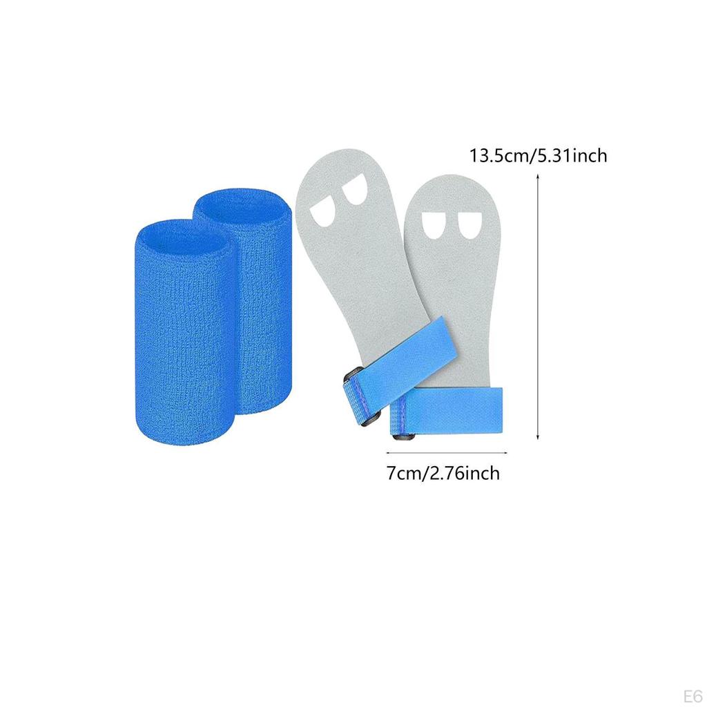 Children&#39;s Hand Grips with Wristband And Gymnastic Bar, Palm Protection, Suitable for