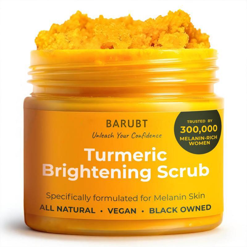 BARUBT brightening scrub gently cleanses, brightens, moisturizes, nourishes, and smooths the skin in three packs