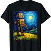 Art Van Gogh Toy Robot Builder Robotics T-Shirt