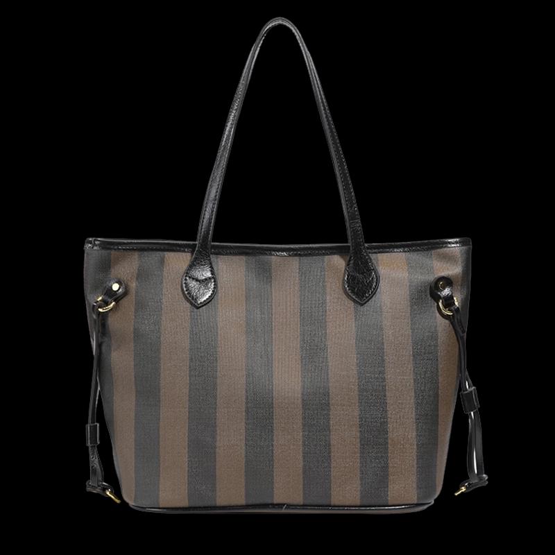 OGAR Women s Striped Large Capacity Tote Bag Single Shoulder Bag