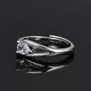 Women's Adjustable Water Drop Diamond Ring - Elegant and Versatile Design