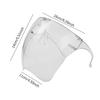 Full Face High-definition Transparent Anti Fog and Splash Protective Mask, High Transparency Goggles, Nail Tools