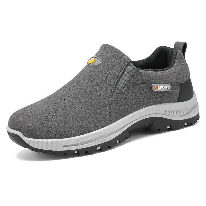 Shoes Men's Spring New Large-size Men's Shoes Solid Color Versatile Elderly Shoes Soft-soled Walking Casual Shoes