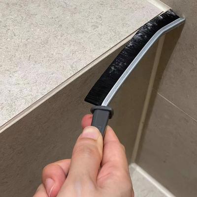 Langlebige Mörtelfugen-Reinigungsbürste für Küche, Toilette, Fliesenfugen, toter Winkel, harte Borsten, Reinigungsbürsten für die Bodenlinie der Dusche