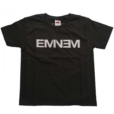 Camiseta de algodão com logotipo infantil/infantil Eminem