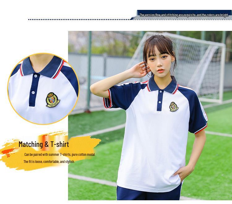 Herren Sportbekleidungsset Sommer 2022: Kurzarm & Lange Hose Schuluniform