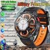 New Military T-Rex 3 Smart Watch Men 1100mAh Battery AMOLED  IP68 Waterproof Outdoor Compass Bluetooth CallSport Smartwatch