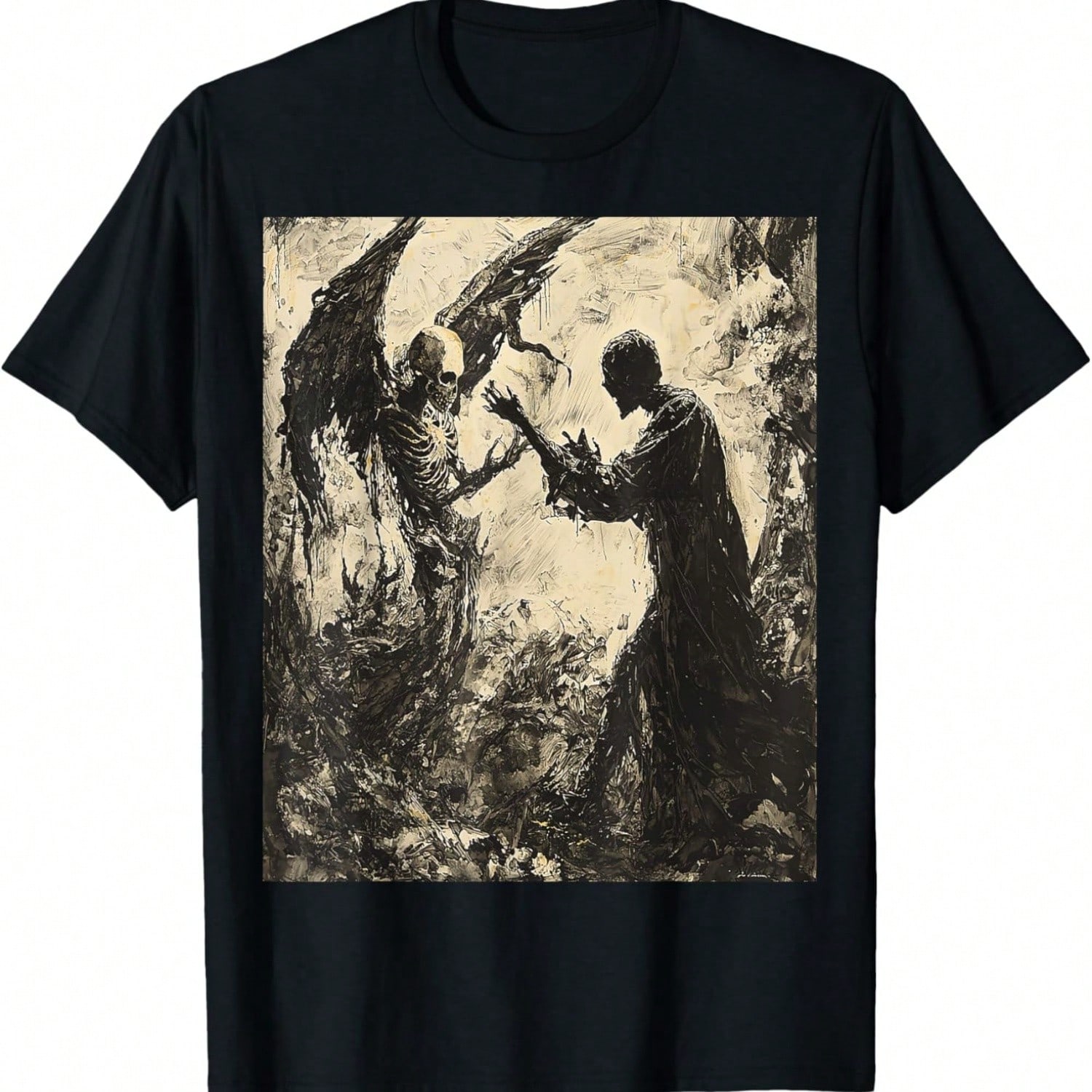 Overlord Ainz T-Shirt Ooal Gown Albedo Skull Demon Girl Succubuss Shirt All Size S разноцветный
