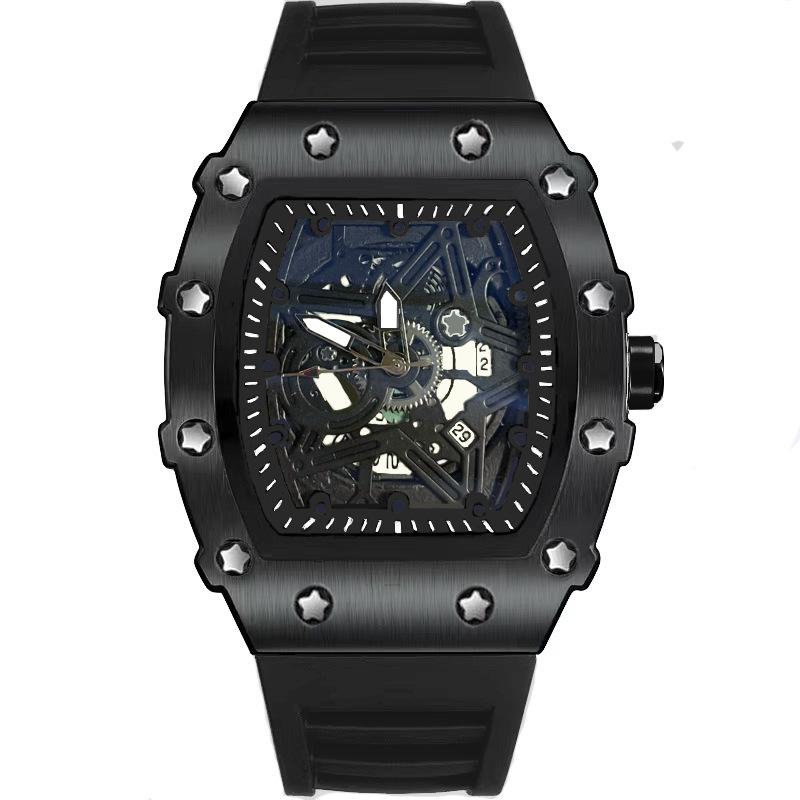 ZIDO Men's Luminous Star Barrel Watch - Trendy, Waterproof, Bold Design